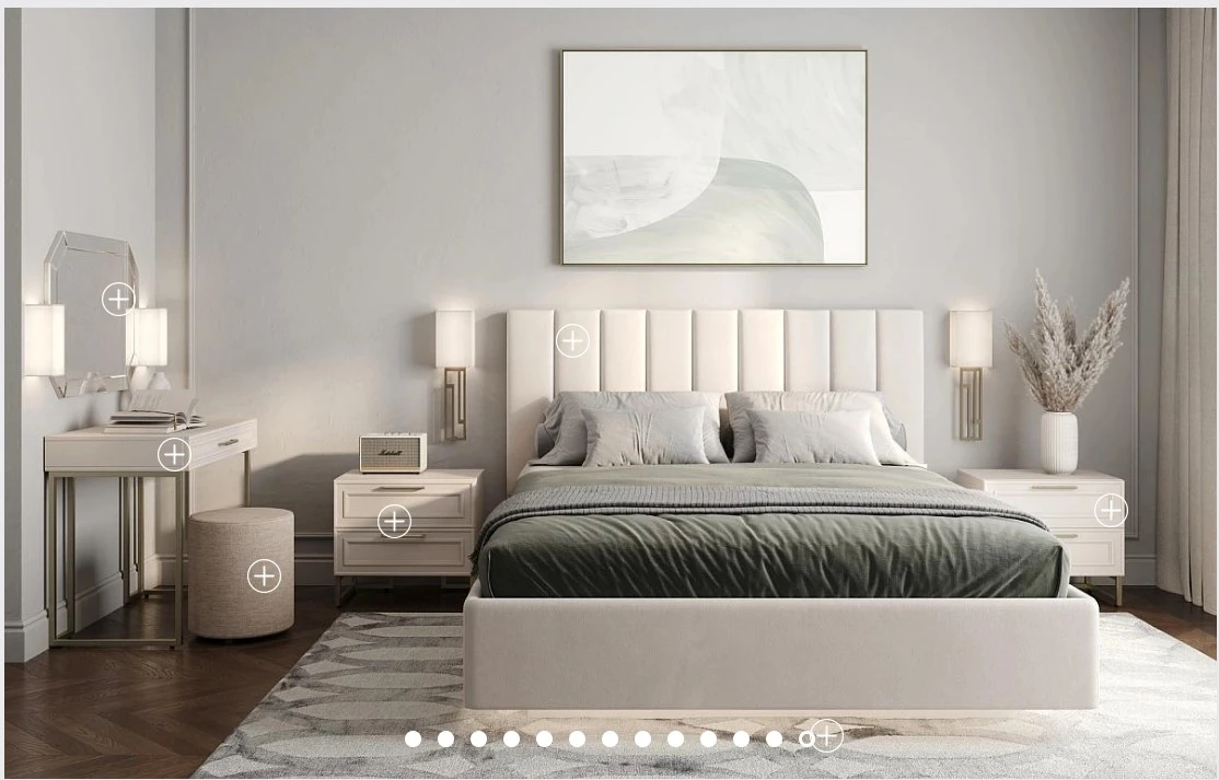 Пример добавление ссылок на товары на общем изображении