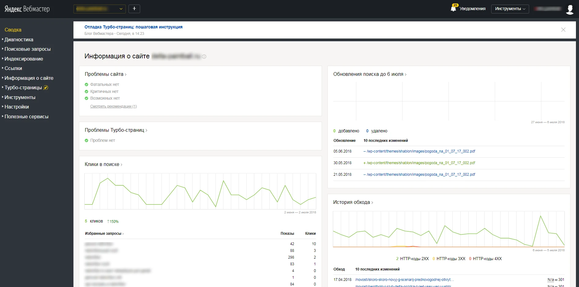 Яндекс.Вебмастер