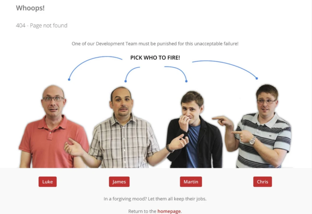 исправление ошибки 404