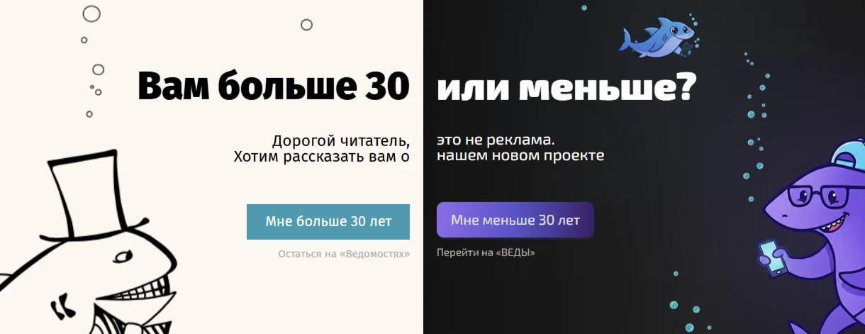 Пример создание разных текстов под разные аудитории